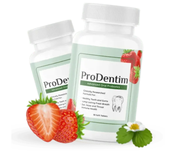 ProDentim bottle and packaging